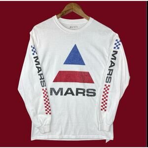 30 Seconds To Mars 2018 Monolith Tour Concert Long Sleeve Shirt White Size Med